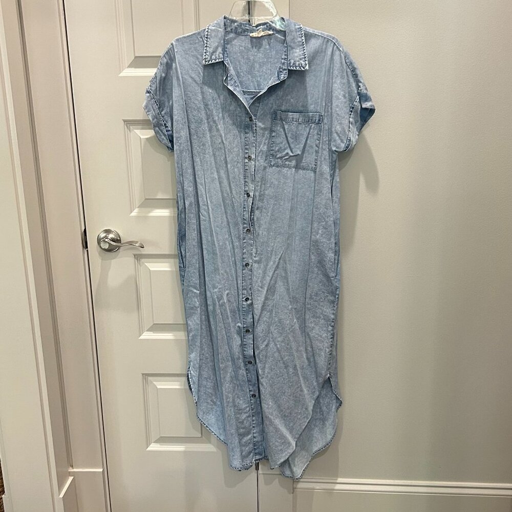 Doe and Rae Button Down Denim Dress